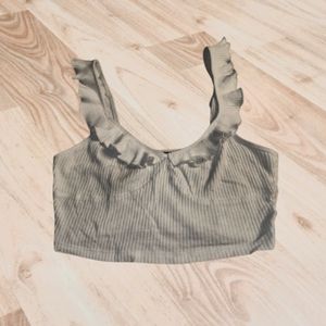 Ruffle crop top